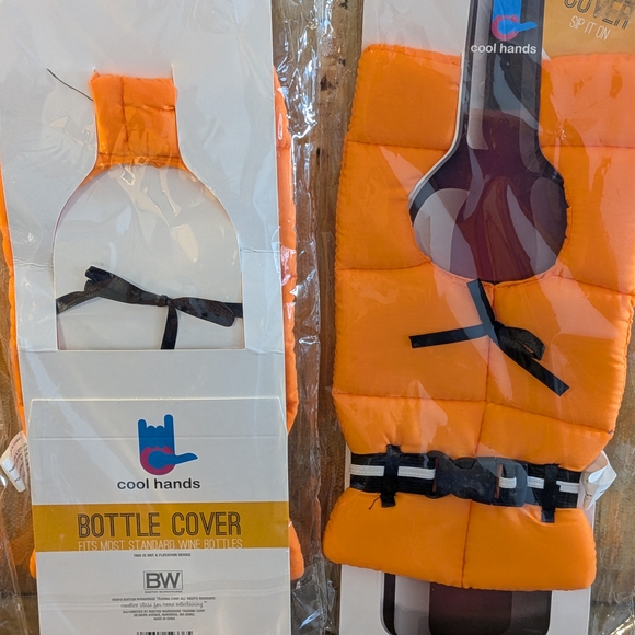 SALE TODAY ONLY! Life Vest Novelty Wine Bottle Cover - Picture 5 of 5